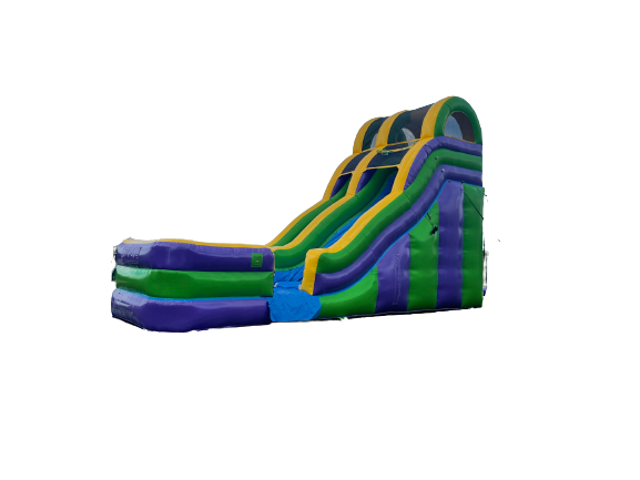 18ft Purple double dip wet/dry slide